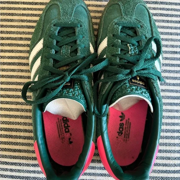 Adidas Gazelle Collegiate Green and Pink - Picture 3 of 9
